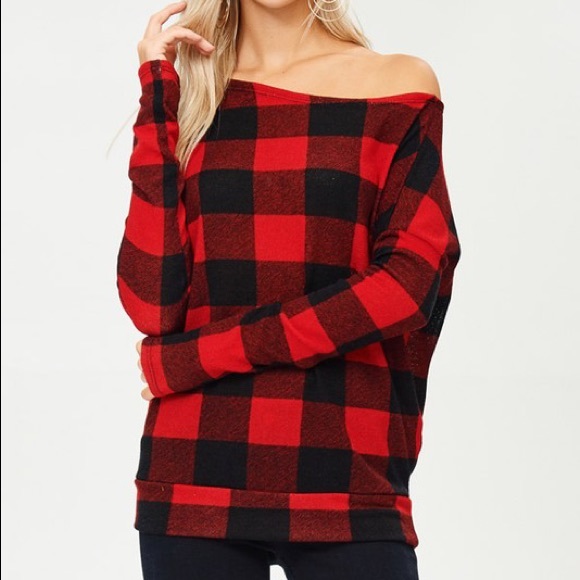 Buffalo plaid Sweatshirt - Picture 5 of 8